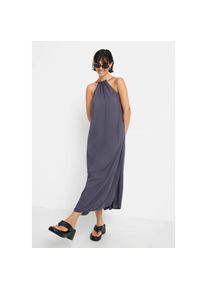 Lscn By Lascana, Unisex, LSCN by LASCANA Strandkleid, anthrazit, 48/50, N-Gr, Tunnelzug am Ausschnitt und R&uuml;cken variabel