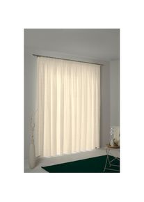 Adam, Vorhang &raquo;Urban Cactus&laquo; Kr&auml;uselband 1 Stk. tlg. aus 100% Bio-Baumwolle, natur, Jacquard, Baumwolle (Bio-Baumwolle)