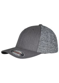 Flexfit Cap Damen Gr&ouml;&szlig;e 60/61 graumeliert / schwarz