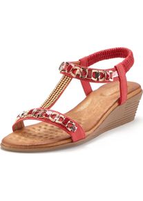 Vivance Damen Sandalette rot