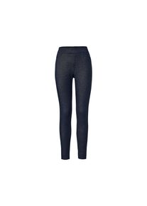 Tchibo - Gef&uuml;tterte Leggings in Jeansoptik - Damen - Gr. L - dunkelblau