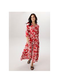 Aniston Selected, Unisex, Aniston SELECTED Maxikleid mit fantasievoller Bl&uuml;tenmusterung - NEUE KOLLEKTION, rot, sanftes wei&szlig;, 46, N-Gr, 