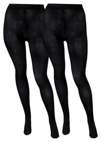 ZIZZI, Femmes Collant, noir