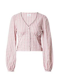 Daahls by Emma Roberts exclusively for ABOUT YOU, Femmes Chemisier 'Hailey', rose ancienne / blanc