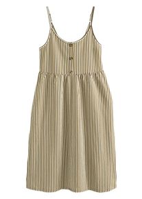 next Sommerkleid Damen Gr&ouml;&szlig;e 38 khaki / wei&szlig;