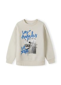 MINOTI Sweatshirt Jungen Gr&ouml;&szlig;e 134/140 beige / sand / blau / schwarz