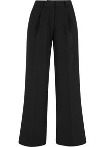 Urban Classics Bundfaltenhose Damen Gr&ouml;&szlig;e 36 schwarz