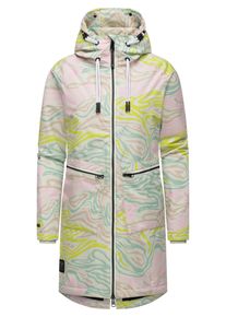 Ragwear Funktionsmantel 'Holstic' Damen Gr&ouml;&szlig;e XL limone / mint / pastellgr&uuml;n / rosa
