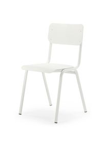 Stuhl Alu 2 Reinwei&szlig; RAL 9010