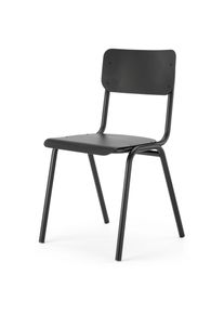 Stuhl Alu 2 Tiefschwarz RAL 9005