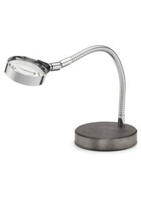 A. Schweizer Standlupe mit Metall-Schwanenhals