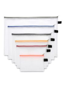 Etui Mesh Bag 6er-Set - Bunt