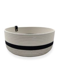 Korb Zickzack Gro&szlig; Schwarz