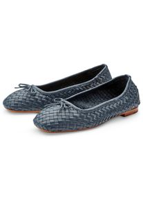 Allan K Damen-Ballerina geflochten Dunkelblau 41