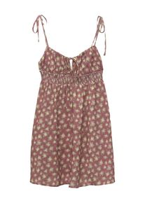 Pull&Bear Pull&Bear Kleid Damen, oliv / burgunder / wei&szlig;, Gr&ouml;&szlig;e 34