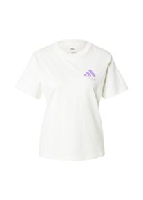 adidas Sportswear Sportshirt Damen, helllila / wei&szlig;, Gr&ouml;&szlig;e XXXS/XXS