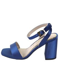 Buffalo, Femmes Sandales &agrave; lani&egrave;res 'Charlotte', bleu fonc&eacute;