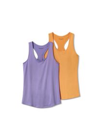 Tchibo - 2 Sport-Tops - Damen - Gr. XL - lila