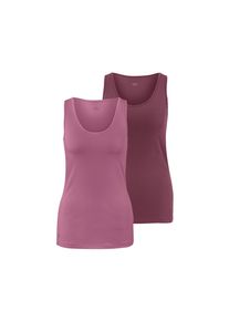 Tchibo - 2 Tops - taille: S - rose/rouge
