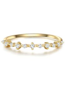 Glanzst&uuml;cke M&uuml;nchen Glanzst&uuml;cke M&uuml;nchen Ring Damen Gr&ouml;&szlig;e 58 goldgelb / transparent