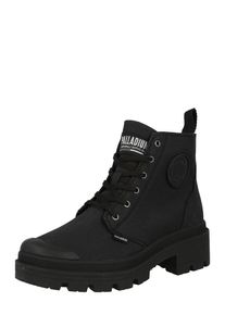 Palladium Stiefelette 'Pallabase' Damen, schwarz / wei&szlig;, Gr&ouml;&szlig;e 41.5
