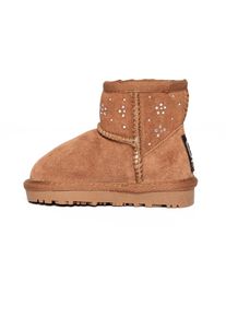 Gooce Stiefel 'Florette' M&auml;dchen Gr&ouml;&szlig;e 27 braun / wei&szlig;
