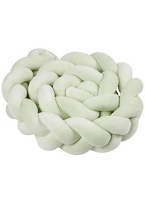 Patinio Nestchen , Salbeigr&uuml;n , Textil , Abstraktes , F&uuml;llung: Polyester,Polyester , 200 cm , Oeko-Tex&reg; Standard 100 , Schlafen, Babybettausstattung, Babynestchen & Nestchenschlangen