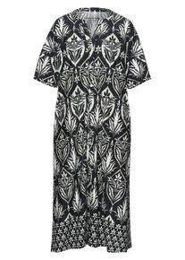 Green Cotton - Jersey-Kleid Dorthe, schwarz, Gr. 46, Baumwolle