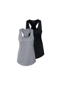 Tchibo - 2 tops techniques - taille: XL - noir/gris