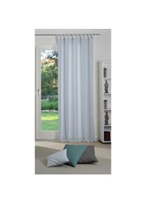 WIRTH, Vorhang &raquo;Newbury&laquo; Schlaufen 1 Stk. tlg., hellblau, Jacquard, Baumwolle, Polyester