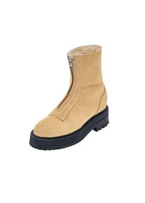 EDITED Stiefelette 'Zuleika' Damen Gr&ouml;&szlig;e 42 camel Winterschuhe