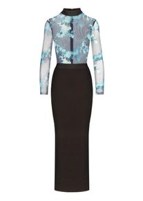 Kraimod Etuikleid Damen Gr&ouml;&szlig;e 40 hellblau / schwarz Winterkleid