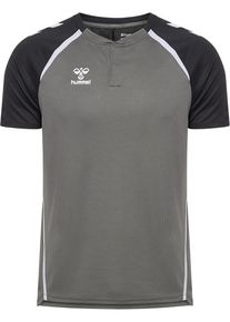 Hummel Sportshirt 'Lead 2.0' Herren, grau / schwarz / wei&szlig;, Gr&ouml;&szlig;e XXXL