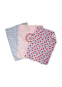 Tchibo - 3 linges de cuisine - bleu/rose