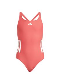 Adidas 3S BLD Badeanzug M&auml;dchen - Gr&ouml;&szlig;e 164 - rot