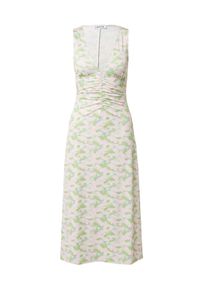 EDITED Kleid 'Noema' Damen Gr&ouml;&szlig;e 38 hellblau / hellgr&uuml;n / hellpink Winterkleid