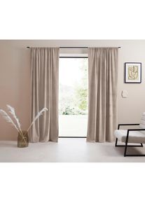 LeGer Home by Lena Gercke, LeGer Home by Lena Gercke Vorhang &raquo;Samt Ladina&laquo; Stangendurchzug 1 Stk. tlg. blickdicht, gewebt, verschiedene Gr&ouml;ssen, 1 