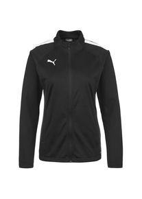 Puma Trainingsjacke 'Team Liga' Damen, schwarz / wei&szlig;, Gr&ouml;&szlig;e XS
