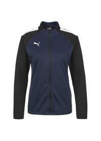 Puma Trainingsjacke 'Team Liga' Damen, indigo / wei&szlig;, Gr&ouml;&szlig;e XL