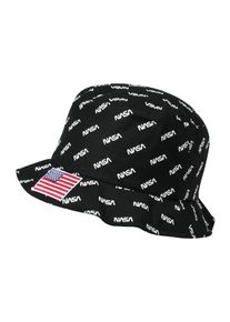 Mister Tee Hut 'Nasa' Herren Gr&ouml;&szlig;e 55/60 schwarz / wei&szlig;