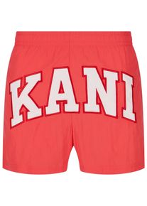 Karl Kani Boardshorts 'Serif' Herren Gr&ouml;&szlig;e XL rot / wei&szlig;