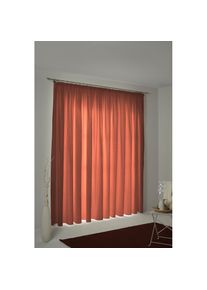 WIRTH, Vorhang &raquo;Warnow&laquo; Kr&auml;uselband 1 Stk. tlg. 270 g/m2, rost, Chenille, Polyacryl