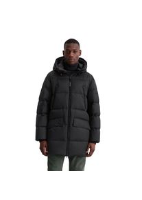 Marc O'Polo Marc O'polo, Herren, Marc O'Polo Daunenjacke mitKapuze Pufferjacke, regular fit, eingesetzte, elastische &Auml;rmelabschl&uuml;sse, schwarz, XL, Winterjacke von