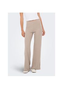 Only Play, Unisex, Only Play Loungehose &raquo;ONPSEREN HW RIB STR PNT NOOS&laquo;, string, M (38), N-Gr, Bequeme Hose mit weitem Beinschnitt von Only Play