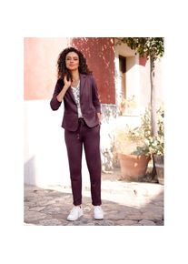Inspirationen, Unisex, Jerseyblazer &raquo;Jersey-Blazer&laquo;, burgund, 36, mit Viskose (ECOVERO)