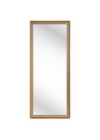 CARRYHOME Wandspiegel , Goldfarben , Glas , Eukalyptusholz , massiv , rechteckig , 70x170x3 cm , Ganzk&ouml;rperspiegel , Garderobe, Garderobenspiegel