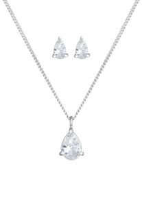 Elli, Femmes Parure de bijoux, argent / transparent