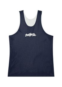 Bucketz, Hommes T-Shirt fonctionnel, bleu fonc&eacute; / gris clair / blanc
