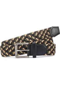 AUTHENTIC LE JOGGER Herren H&uuml;ftg&uuml;rtel schwarz-gr&uuml;n-braun