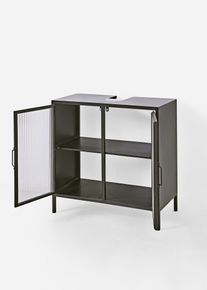 Meuble sous-lavabo en noir60x60 cm, bonprix